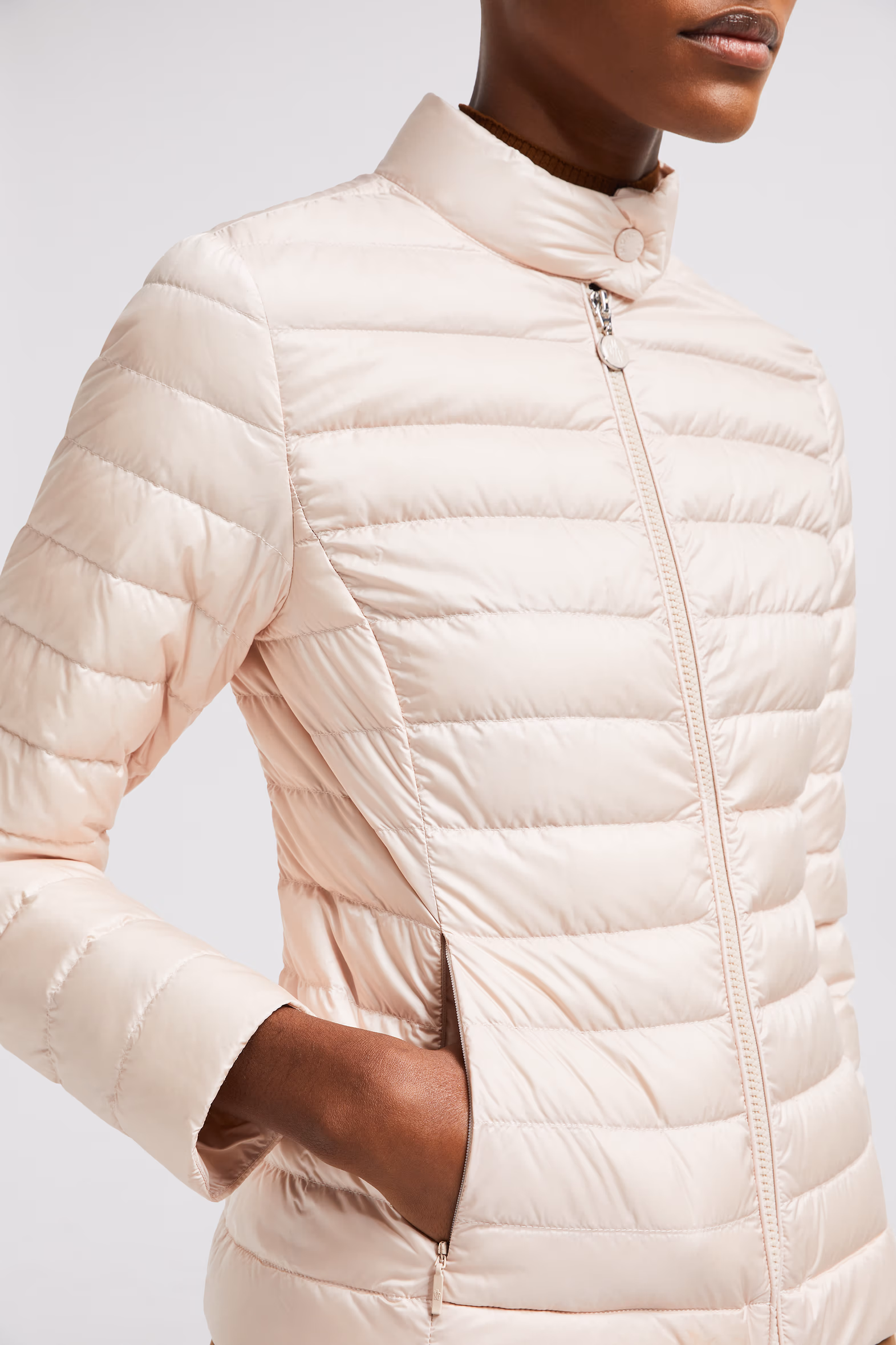 Igelle Short Down Jacket Women Light Pink Moncler 7